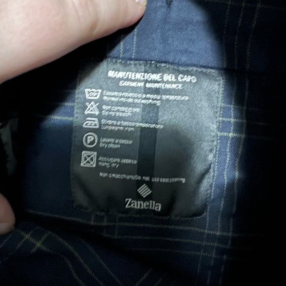 Zanella men dress pants, gray, size 52 - Picture 4 of 6